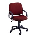 Cava High-Back Swivel Chair- Burgundy/ Black