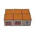Silver Cup Half Dozen Orange Pool Cue Chalk