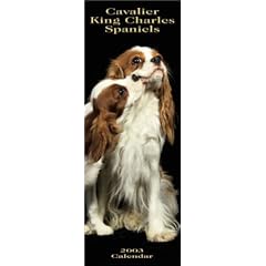 Cavalier King Charles Spaniels Slimline Calendar: 2003