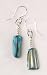 Abalone Shell Earrings - Now Less Blue Than Shown