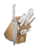 Mundial 5100 Series 10-Piece Cutlery Block Set, White