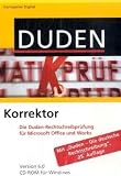 Duden Korrektor 6.0. Windows Vista; XP; 2000