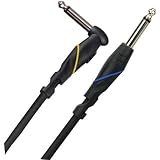 Monster Standard 100 - 12' Instrument Cable -  Angled to Straight 1/4