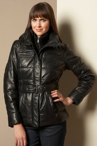 Autograph Leather Padded Jacket