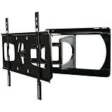 Peerless SUA751PU Ultra Slim Articulating Wall Arm for 37-55-Inch Ultra-thin Flat Panel Display - Gloss Black