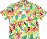 Hawaiian Shirt- Neon Orchid Men's Hawaiian Aloha Shirt