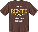Shirt Zauber Fun T-Shirt - bin in Rente aber sonst wie neu