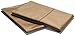 Amazon Brand – Pinzon 400-Thread-Count Hemstitch Egyptian Cotton Pillowcases - Standard, Chestnut (Set of 2)