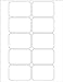 Dashleigh Printable Blank Mason Jar Labels for 40 Jars and Lids, Weatherproof White Vinyl, for Inkjet and Laser Printers