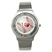Stainless Steel Watch of I Love Baseball (Astros, Twins, Dodgers, Yankees, Brewers, Oakland Athletics, Mets, Mariners, Phillies, Rays, Pirates, Rangers, Padres, Blue Jays, Giants, Cardinals, Nationals)