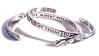 Engraved Sterling Silver Cuff Bracelet - "My Friend, You are the Sister I Wish I Had"