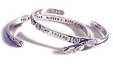Engraved Sterling Silver Cuff Bracelet - My Friend, You are the Sister I Wish I Had