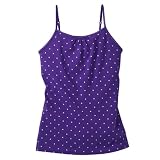 Girls' Cherokee® Orchid Polka Dot Sleeveless Strappy Tank Top