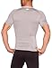 Under Armour Men's HeatGear Sonic Compression Short Sleeve, True Gray Heather/Black, XX-Large