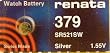 Renata Silver Oxide Watch Battery For 379 Button Cell