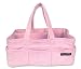 Trend Lab Storage Caddy, Ultrasuede Pink