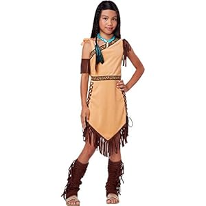 California Costume Collections CC00426_L Native American Beauty Costume For Kids Large
