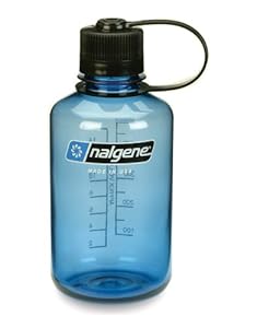 NALGENE Tritan 1-Pint Narrow Mouth BPA-Free Water Bottle,Slate Blue