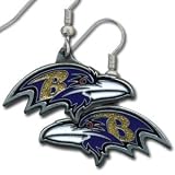 Baltimore Ravens Dangle Earrings (Set of 2) - NFL Football Fan Shop Sports Team Merchandise