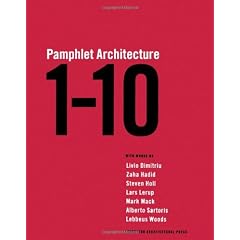 Pamphlet Architecture 1-10