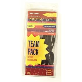 New in 2006! 13 Piece Team Pack, Youth Form Fit Mouthguard with Strap - Available in 8 Colors