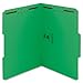 Smead Fastener File Folders, 50 Count, Green, Reinforced 1/3-Cut Tabs, 2 Fasteners, Letter Size (12140)