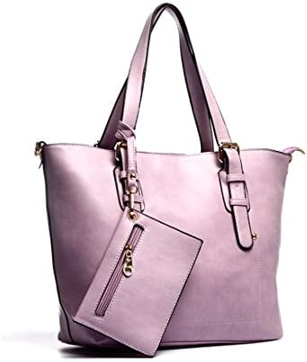 Szstudio Retro Fashion large Women Charming Candy Color Tote PU Leather Shoulder Bag Handbag Shopper