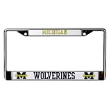 Express Michigan Wolverines Chrome License Plate Frame