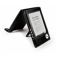Tuff-Luv Leder Tasche im Flip Stil (Flip Style) für Interead COOL-ER eReader / Cooler Reader (schwarz)