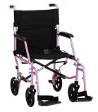 Nova Ultra Lightweight Transport with offset Desk Arms, Pink