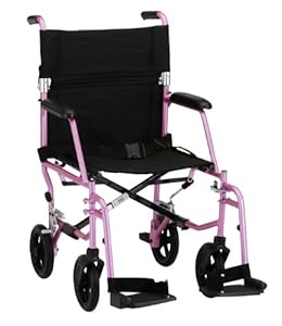 Nova Ultra Lightweight Transport with offset Desk Arms, Pink