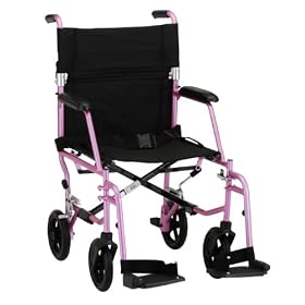 Nova Ultra Lightweight Transport with offset Desk Arms, Pink