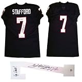 Signed Matthew Stafford Black Georgia Bulldogs Jersey PSA DNA Stafford is the former Georgia star Quarterback, who became the #1 overall 2009 NFL Draft Pick of the Detroit Lions. PSA/DNA authenticated. Hologram # verified on PSA's website. PSA/DNA is the world's leading authenticator of autographs. Stafford also inscribed GO DAWGS on jersey. Georgia is known as the Bulldogs. Autographed 