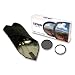 Tiffen 62mm Lens Kit includes Digital Ultra Clear Filter, plus Circular Polarizer Filter and Accessory Wrap