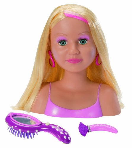 Childrens Toyshop  Third Party New : Zapf Creation 774465 - MY MODEL Magischer Frisierkopf, blond
