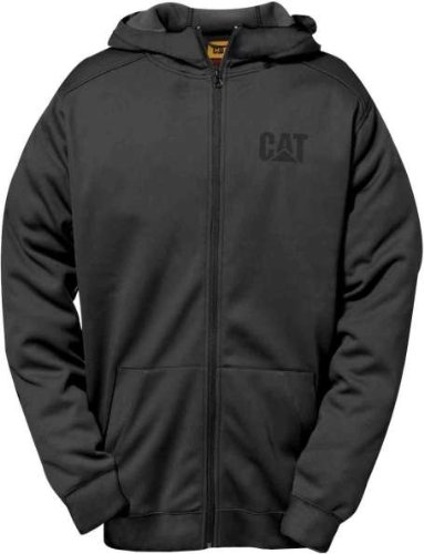 CAT Apparel 1910724 Men's Shield Full Zip Sweatshirt Black 5X-Large On Sale