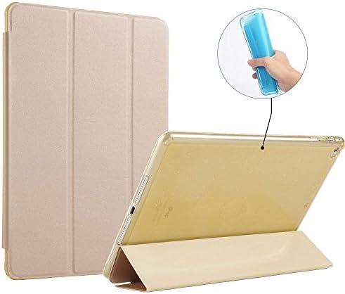 ipad Mini Case, Century Mall Apple Ipad Mini 2 Soft TPU Case Smart Eather Case Cover, Update Auto Sleep/wake for Apple New Ipad Mini 3 Case(ipad mini123, golden)