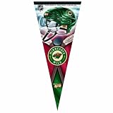 NHL Premium Quality Pennant 17-by-40 inch, Minnesota Wild