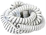 RCA TP280W 12 Foot Handset Coil Cord (White)