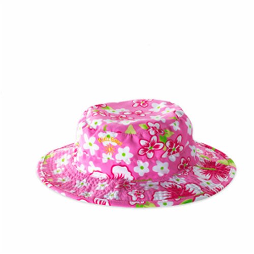 Pink Floral Sun Hats 0 to 2 years Polyester