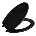 KOHLER K-4664-7 Brevia Elongated Toilet Seat, Black Black