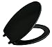 KOHLER K-4664-7 Brevia Elongated Toilet Seat, Black Black