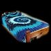 300tc Duvet Cover Set - Blues Tie-Dye - King Size