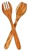 HIC Harold Imports 13-Inch Olive Wood Salad Set of 2
