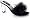 Black Satin Marabou