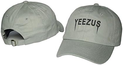 Aidan Ellazar YEEZUS Cap Men &amp; Women's Baseball Snapback Hats Grey One Size