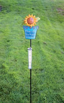 Sunflower Rain Gauge