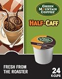 Green Mountain Coffee HALF-CAFF & BREAKFAST BLEND DECAF Variety Pack 48 K-Cups for Keurig Brewers