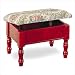 Willamania Foot Stool with Hideaway in Cherry [Set of 4]