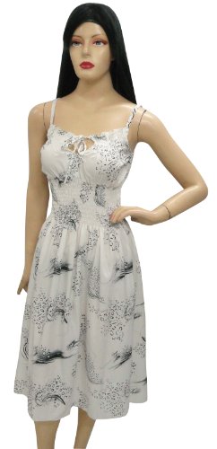 Sexy Looking Sundress Party Wear Halter Tunic Smocked Tube Dress